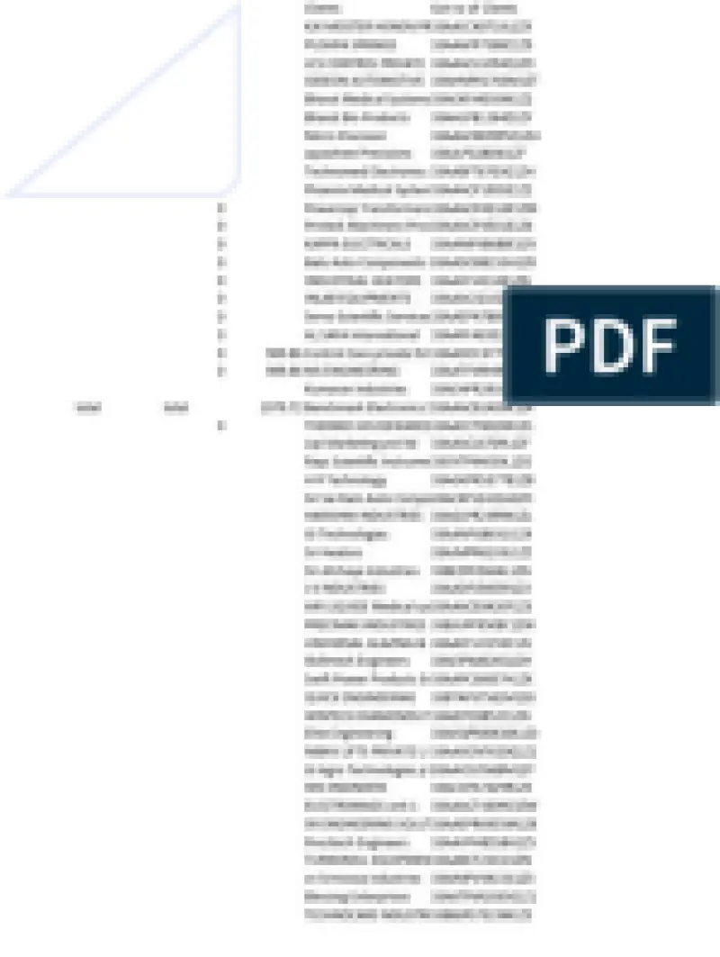 PDF document with a list of items.
