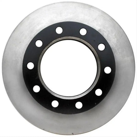 Silver Raybestos Brake Rotr with black center for smooth stopping performance