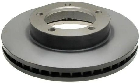 Gray metal brake rotor from Raybestos Disc Rotr for smooth braking performance