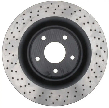 Drilled Raybestos Disc Brake Rotor for vehicle stopping power and performance