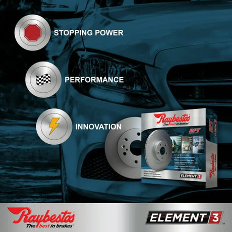 Raybestos Disc Brake Rotr showcasing automotive brake components for better stopping power