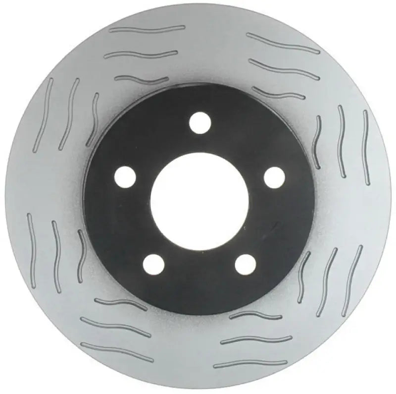 Slotted brake rotor for 580422PER Raybestos Dih-Performance vehicle upgrade