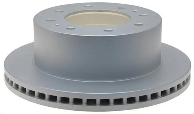 Silver Raybestos Brake Rotor with cooling vents for 580876 Raybestos Brake Rotr-Dih Park Brake