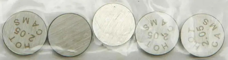 5PK1000205 Valve Shims 10.00x2.05mm 5/Pk