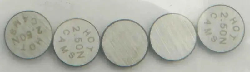 5PK748250 Valve Shims 7.48x2.50mm 5/Pk