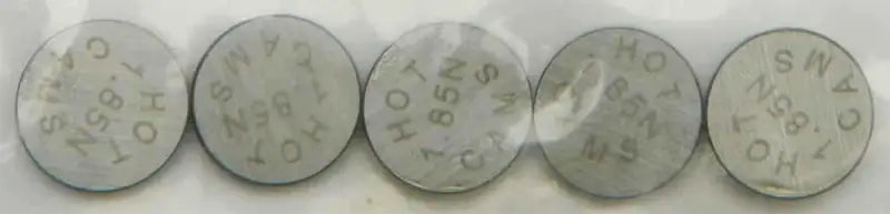 5PK948185 Valve Shims 9.48x1.85mm 5/Pk