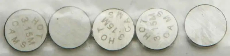 5PK948315 Valve Shims 9.48x3.15mm 5/Pk