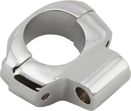 60-0006 Two Piece Adj Mounting Clamp Chrome 7/8"  1" Bar