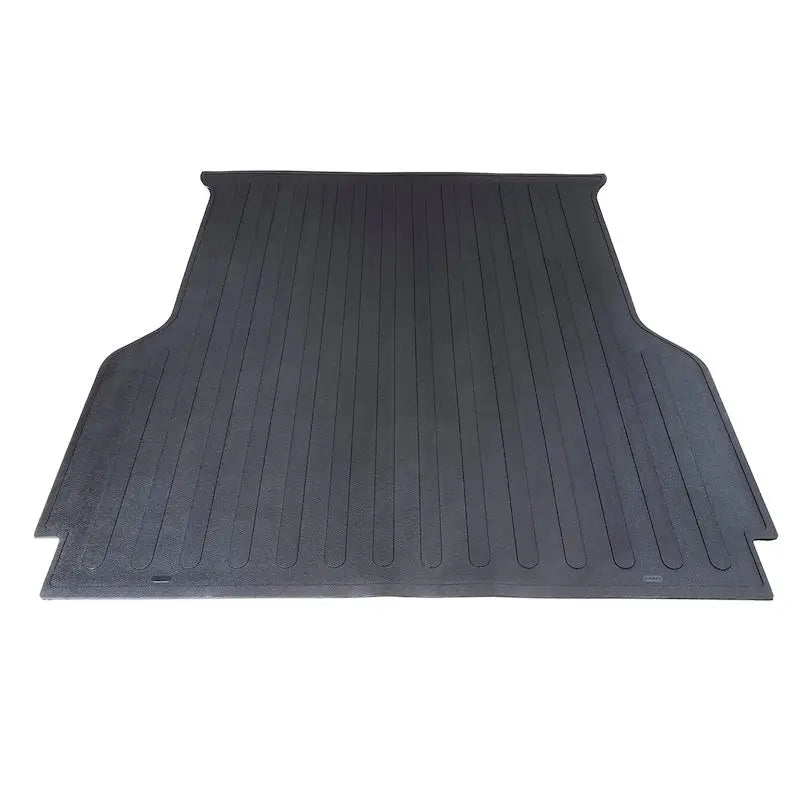 Black rubber truck bed mat with raised ridges for 616N Trailfx HD BedMat Toyota