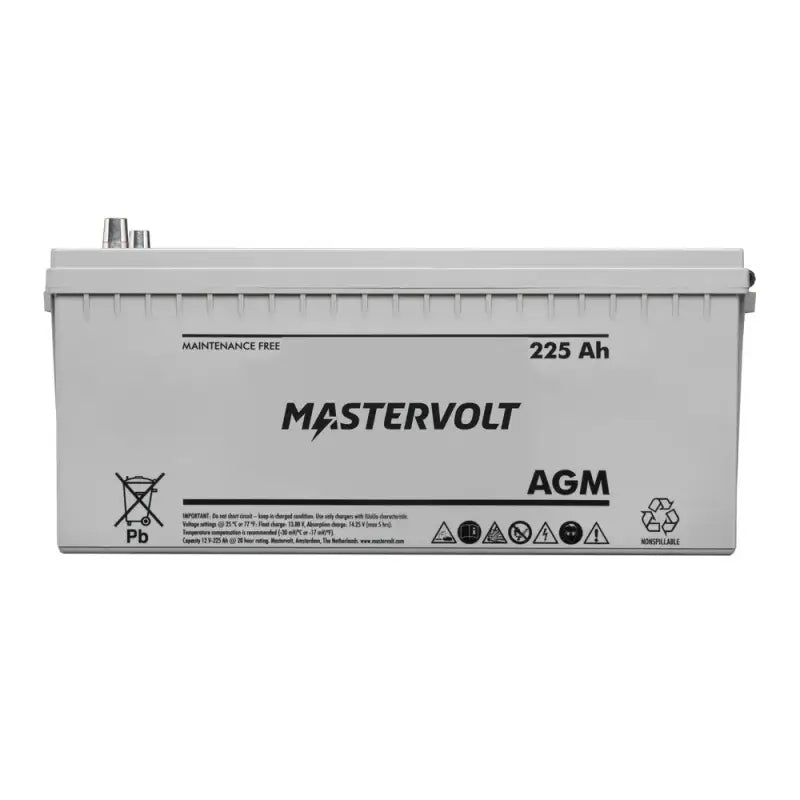 Mastervolt Mv 12/225 Ah AGM Battery, ideal for RV, Automotive, Powersports, off-road, marine, exterior, truck accessories, interior, truck bed, rv parts, Batteries, Starting & Charging, RV Power Generation Solar Generators Converters, AVADA - Best Sellers