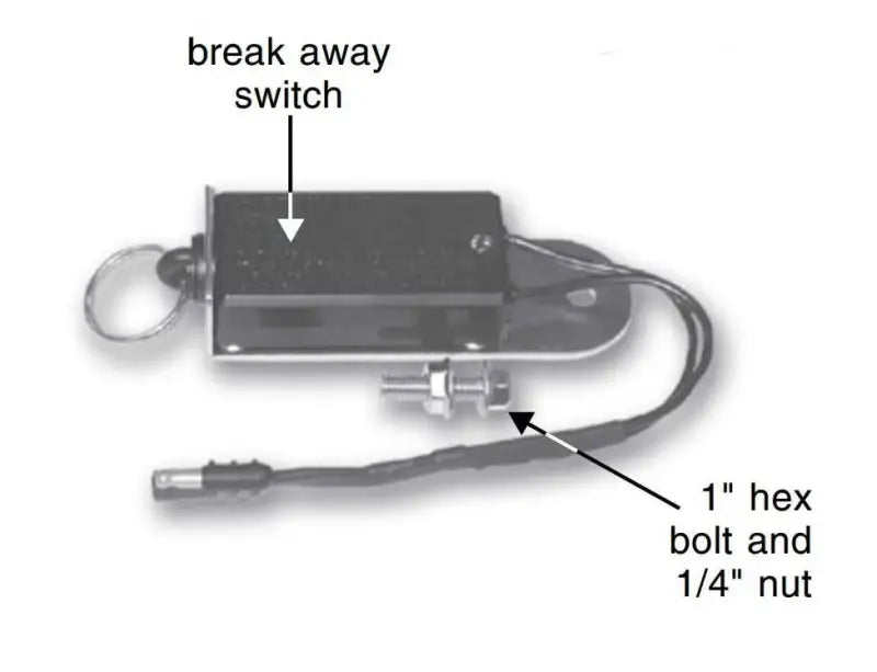 650898 Towed Vehicle Brake Control Breakaway Switch