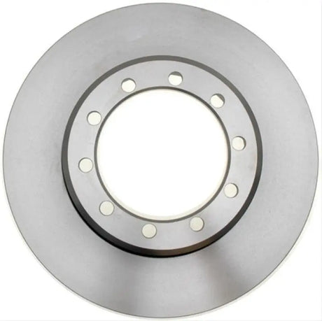 Metal brake rotor with mounting holes for Raybestos Disc Brake Rotr in a car suspension system