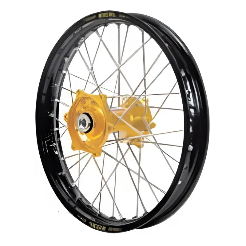 70-3061GS Dubya Rear Wheel 2.15 X 18 Gold Haan Hub Silver Rim - Wheels