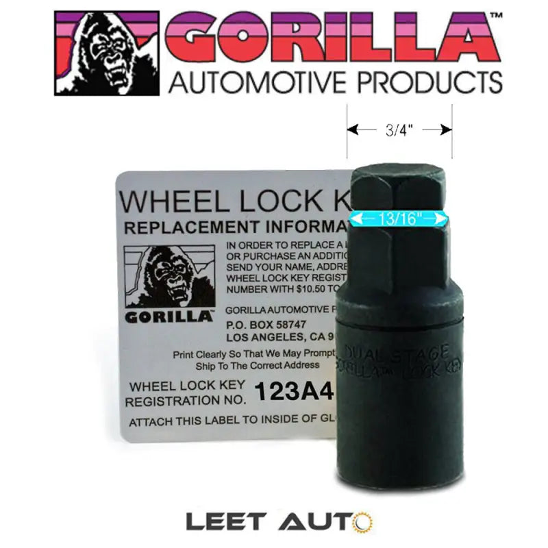 71641X Gorilla X2 Wheel Lock 4-P