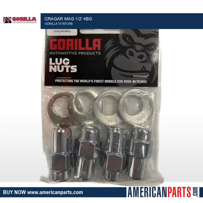 73187CRB Gorilla Cragar Mag 1/2’ 4Bg - Lug Nut
