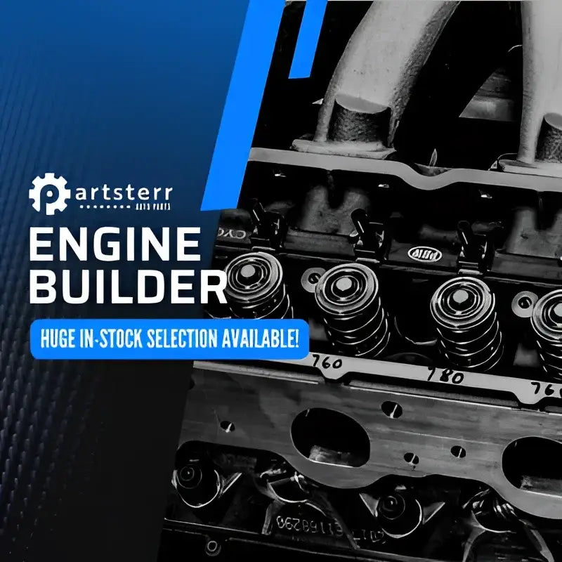 Partsterr Engine Builder Promotion - Huge In-stock Selection Available - Image of Engine Components.