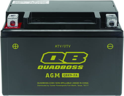 QuadBoss 09-19 Arctic Cat Prowler 1000 Maintenance-Free AGM Battery - 401387
