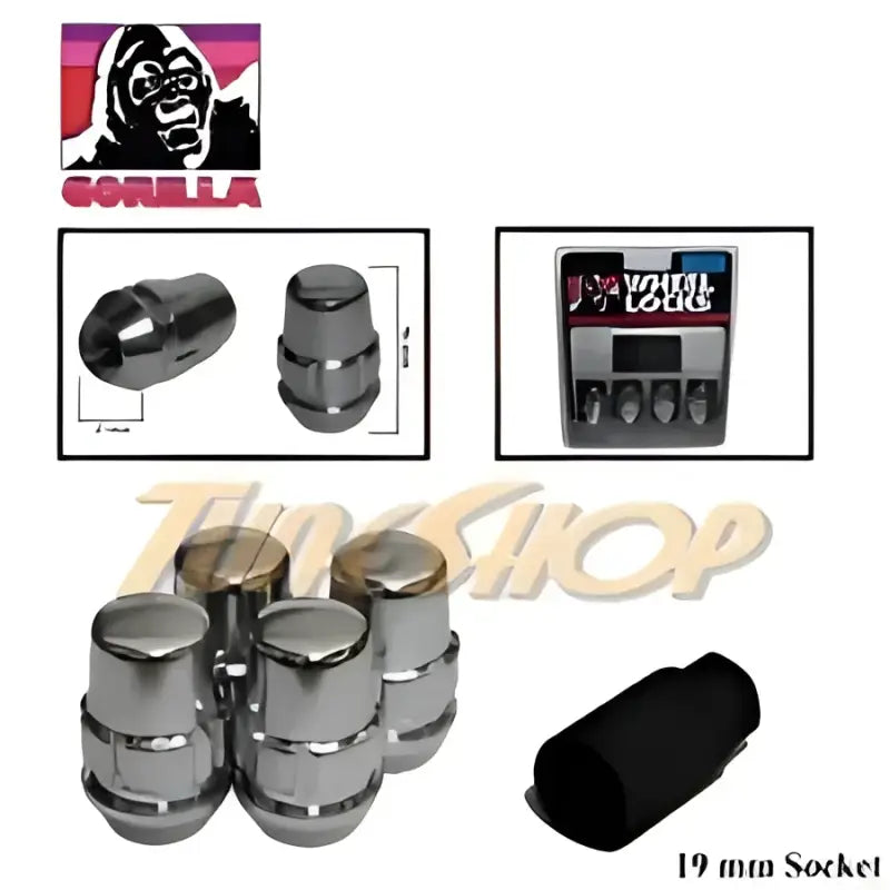 76188 Gorilla Dlpx Acrn 1/2’ 16/Bx - Lug Nut
