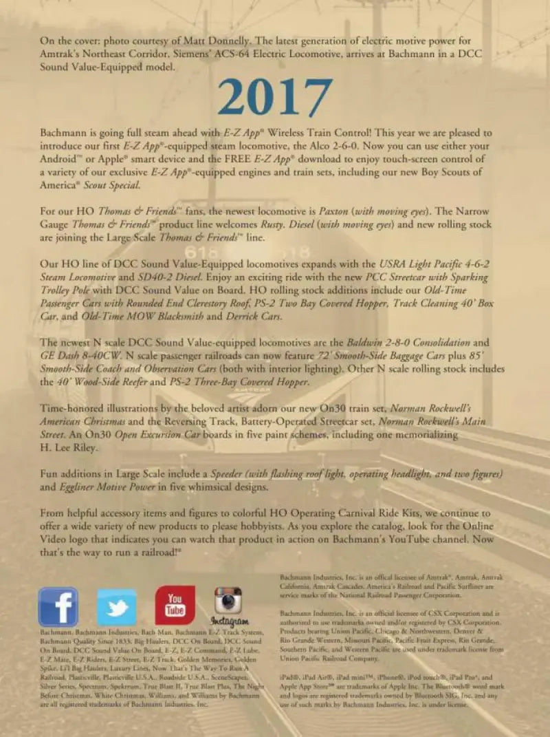 Model train catalog page featuring products int door and int door window frame options