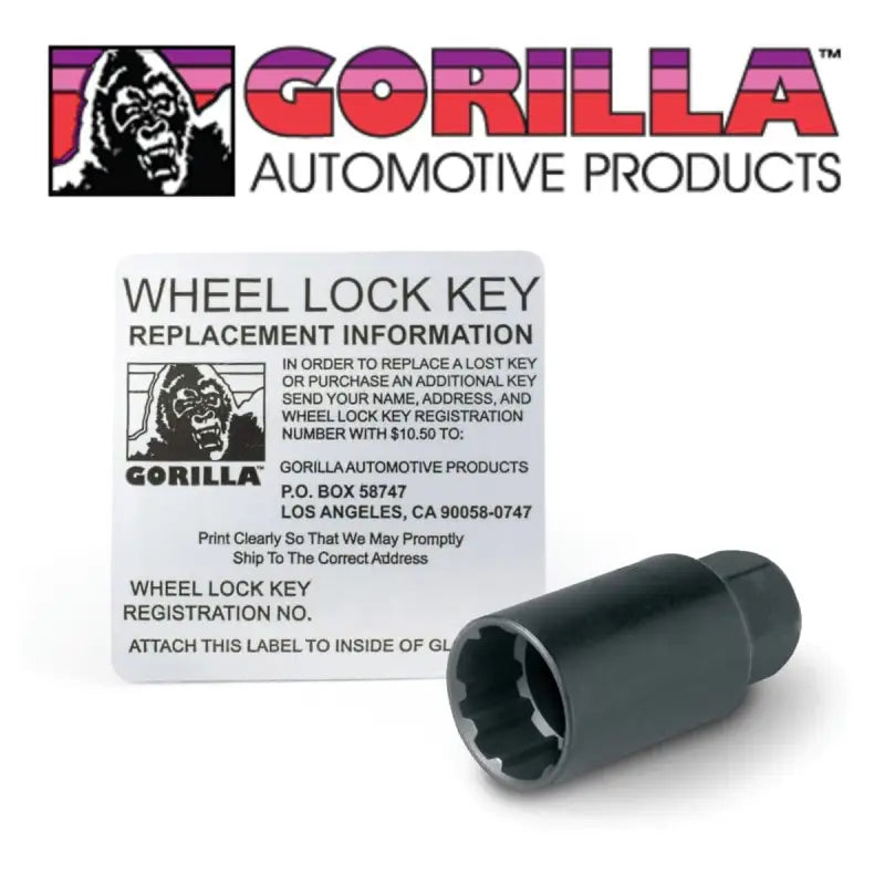 78641N Gorilla Acrn Oe Lck Set 14Mmx1.5 - Wheel Lock