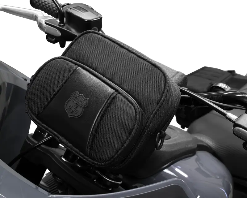 Route 1 Hwy Handlebar Bag 7l Black - NELSON-RIGG