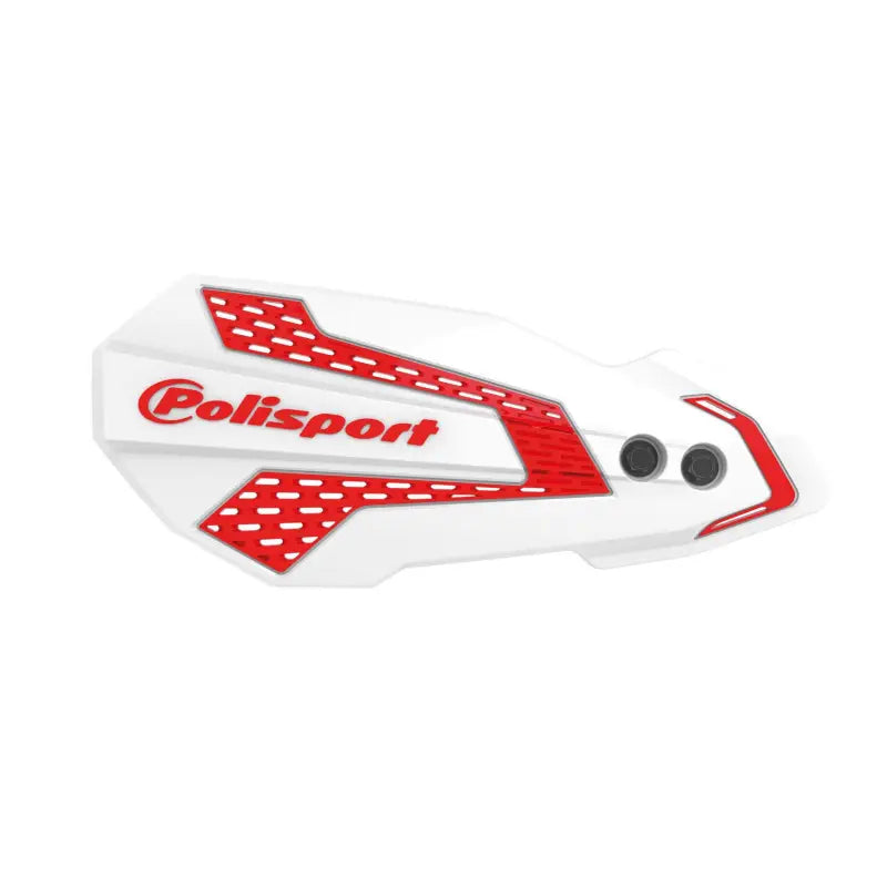 8308200043 Polisport Mx Flow Handguards White/Red Hon - RV and Auto Parts