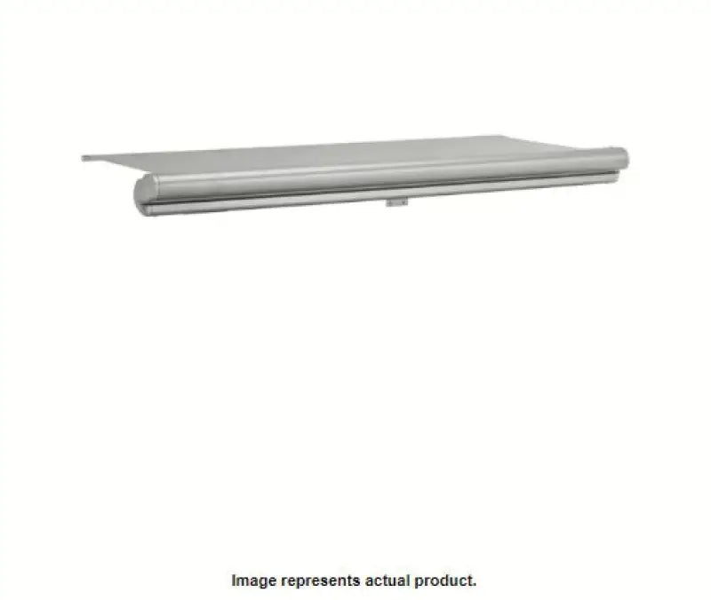 Silver-toned Dometic FCVR SLD shelf with towel bar for 96 inch models
