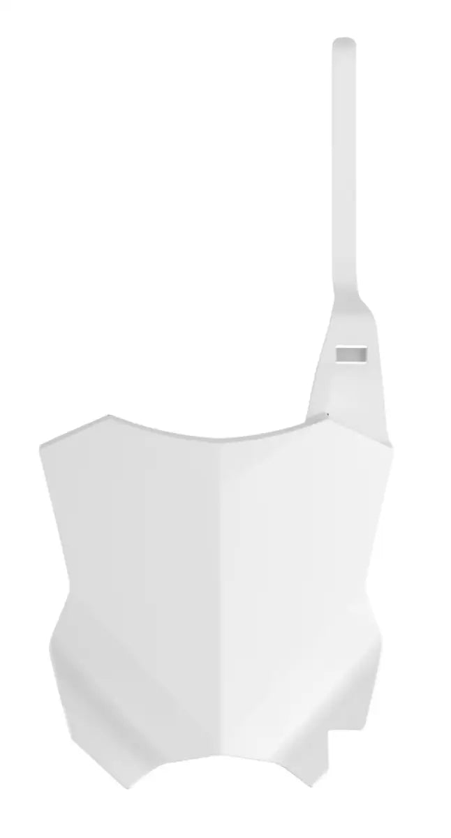 8665900002 Front Number Plate White - Plastic