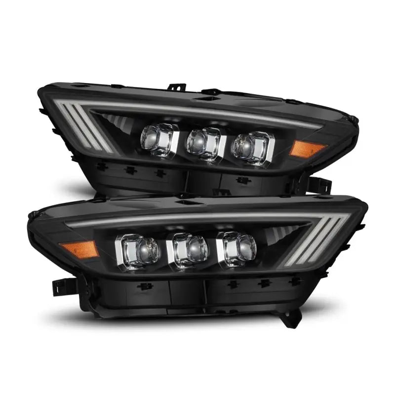 Black projector headlights from Alpharex USA Nova-Series for Alpharex USA cars