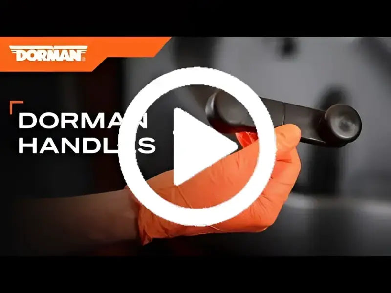 Black window crank handle for Dorman Tailgate Handle on Dorman Tailgate