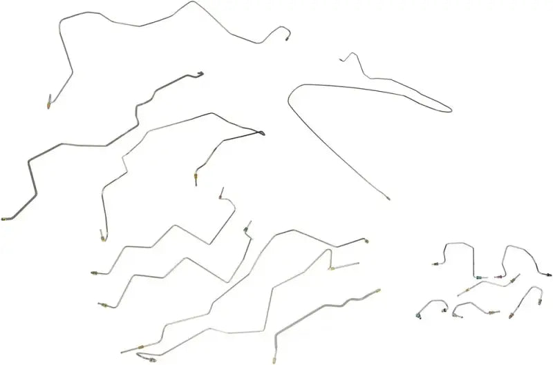 Preformed automotive brake line for easy install, fits Dorman 919-024 preformed brake line