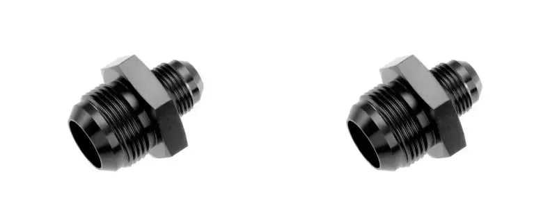 Two black aluminum fittings for the Redhorse Reducer Adapter or Reducer Adapter setup