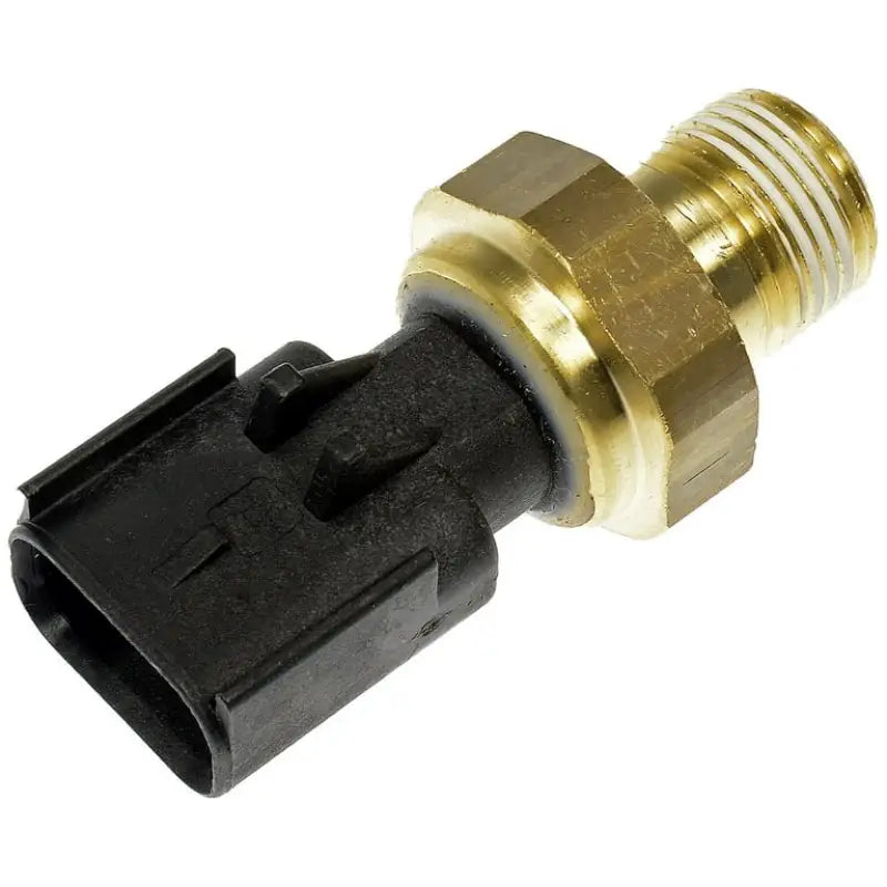 Brass and black Dorman oil pressure sensor for accurate oil pressure readings