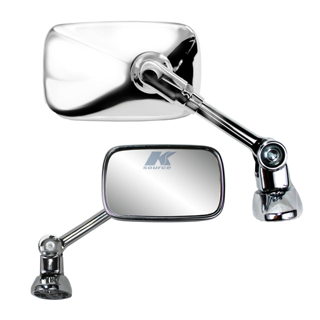 932053 K-Source Chrome Fairing Rectangle Mirror