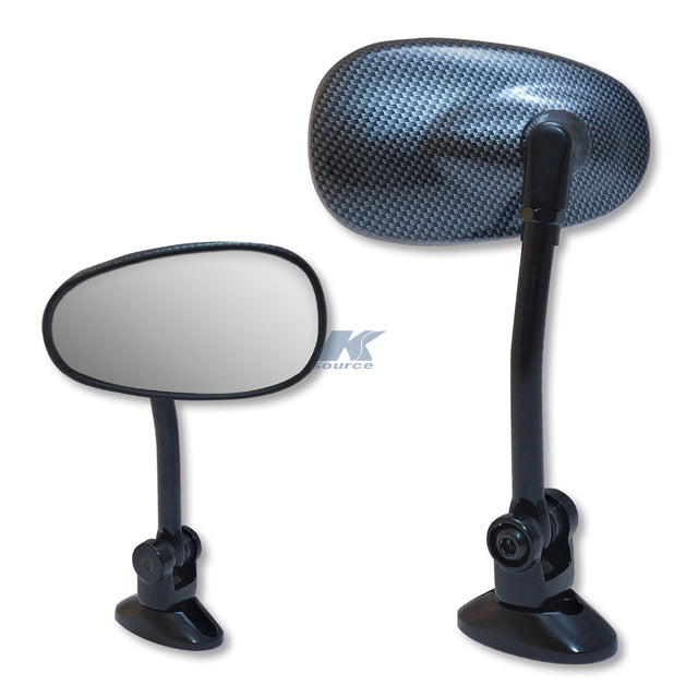 932062 K-Source Chrome Fairing Oval Mirror