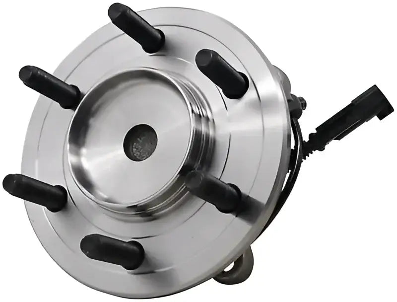 Silver hub bearing assembly with studs and electrical connector for 951-119 Dorman Hub Bearing Assembly