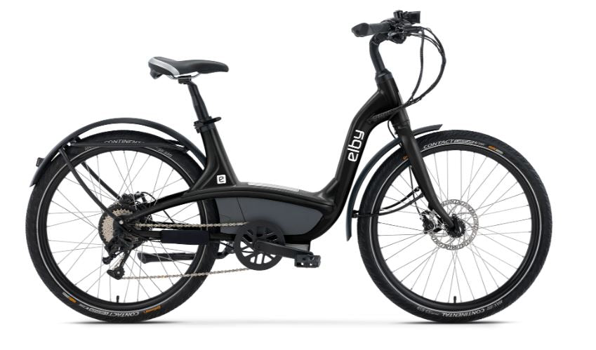 E03C5G9B90A Elby Bikes Black S2- 9 Speed Dealer Pkg