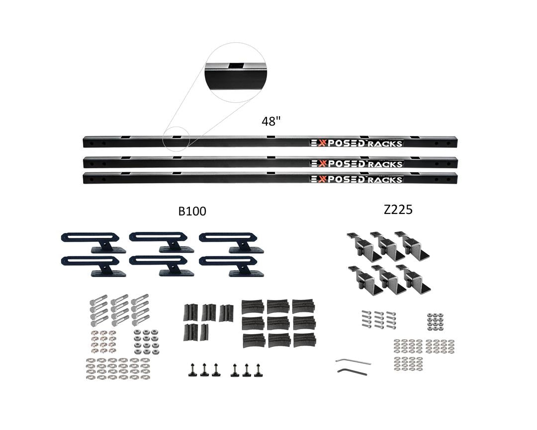 Exposed Rack 8-00-7764-BK Roof Rack Kit