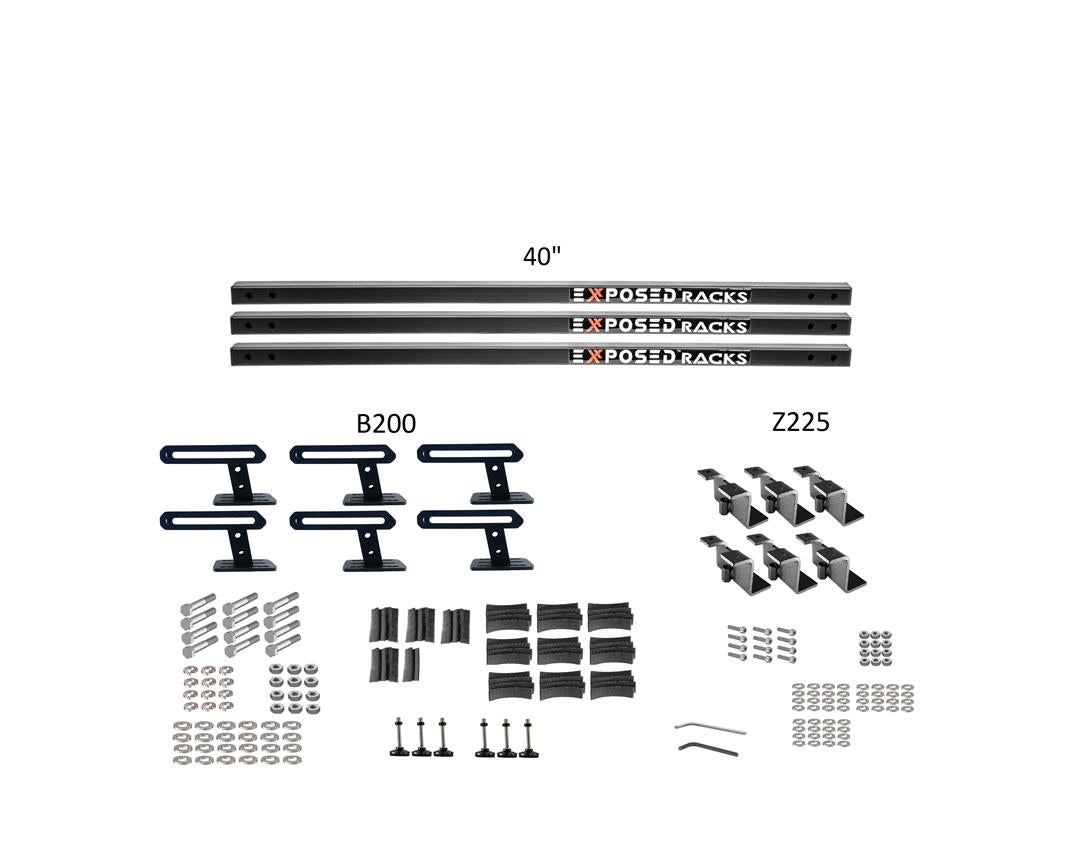 Exposed Rack 8-00-7681-BK Roof Rack Kit