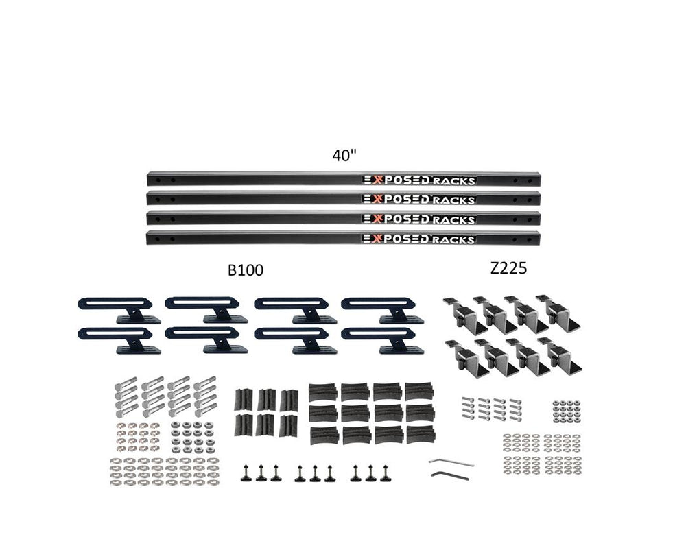 Exposed Rack 8-00-7662-BK Roof Rack Kit