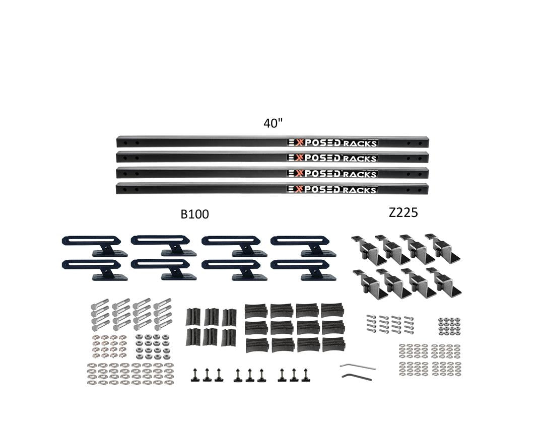Exposed Rack 8-00-7662-BK Roof Rack Kit
