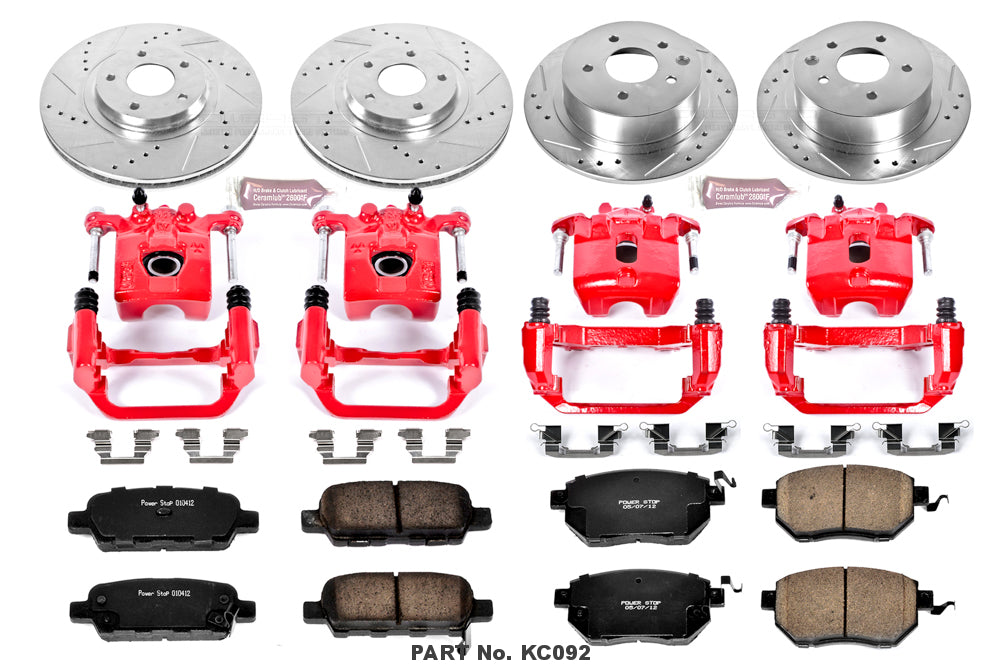 KC092 Powerstop 1 Click Kit W/Calipers