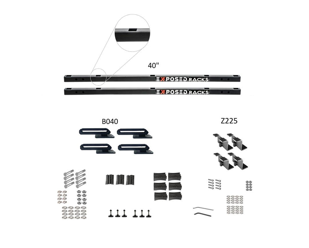 Exposed Rack 8-00-7770-BK Roof Rack Kit