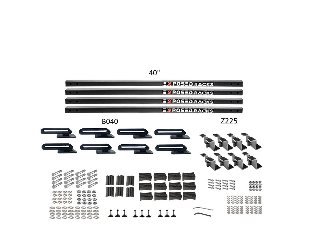 Exposed Rack 8-00-7672-BK Roof Rack Kit
