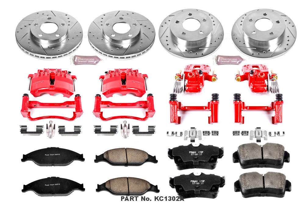 KC1302A Powerstop 1 Click Kit W/Calipers