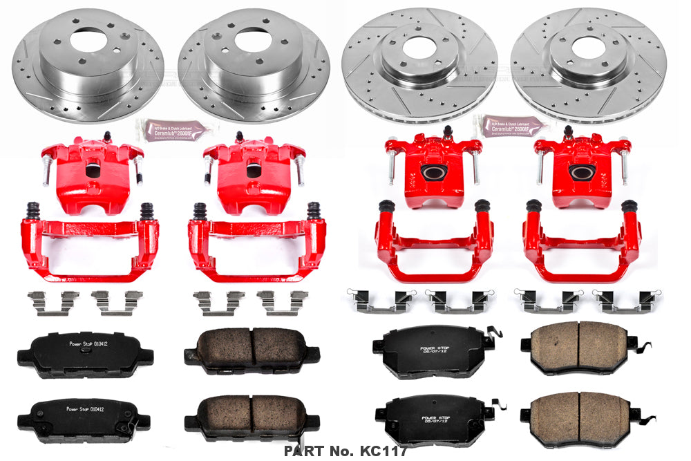 KC117 Powerstop 1 Click Kit W/Calipers