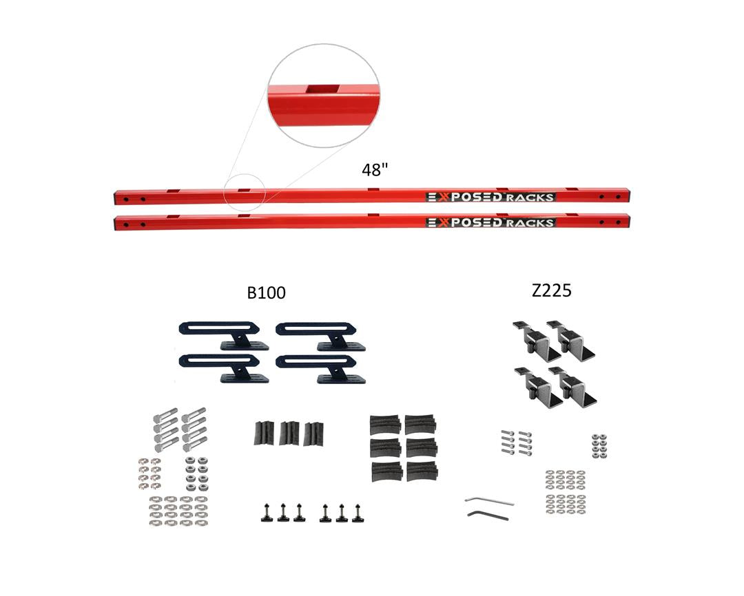 Exposed Rack 8-00-7763-RD Roof Rack Kit