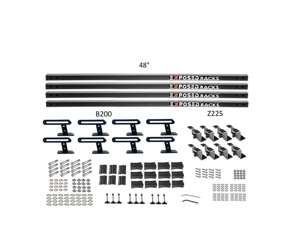 Exposed Rack 8-00-7685-BK Roof Rack Kit