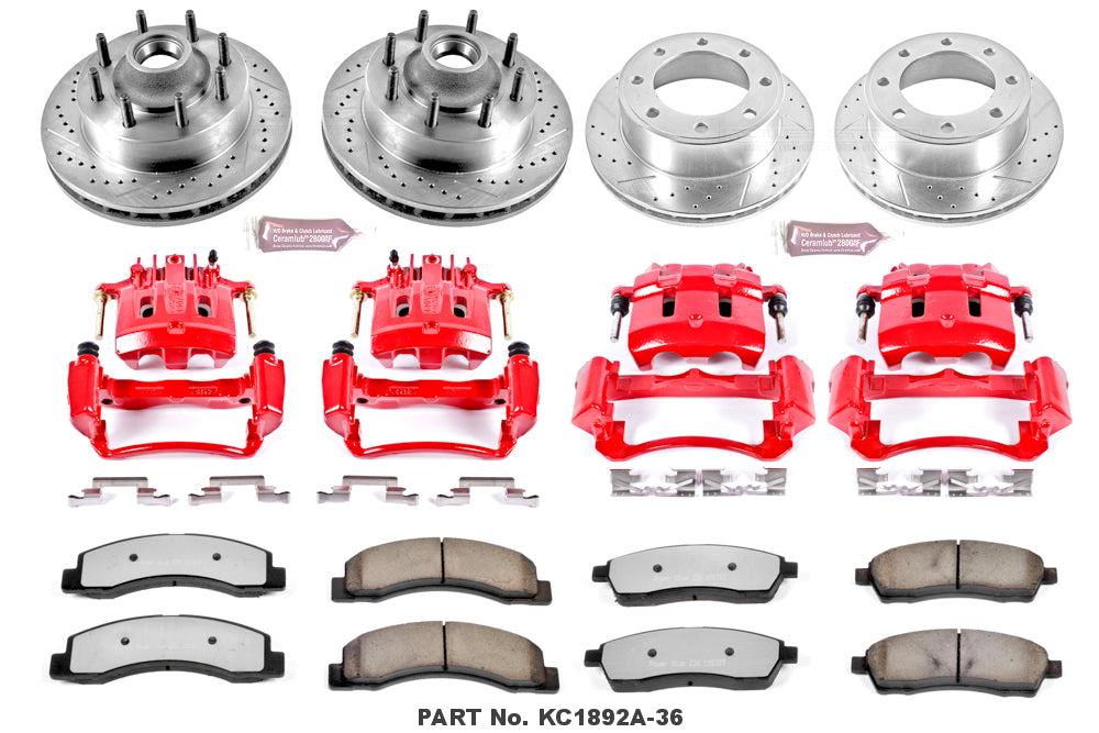 KC1892A-36 Powerstop Z36 1-Click Kit W/Caliper