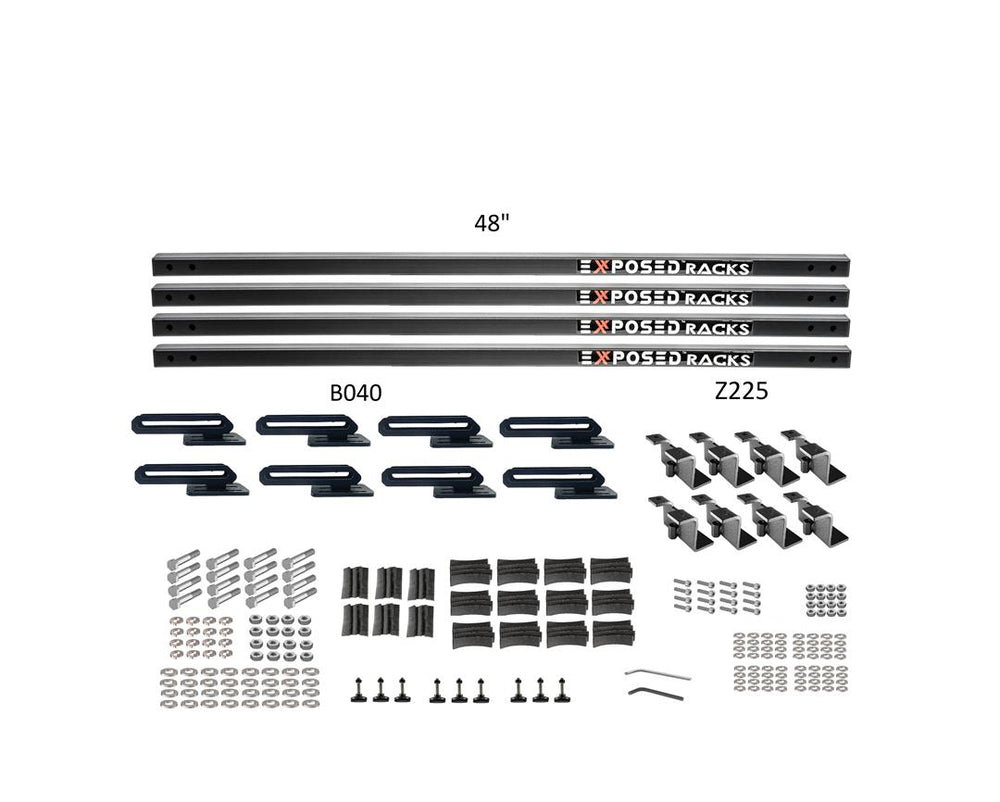 Exposed Rack 8-00-7675-BK Roof Rack Kit
